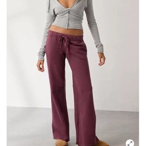 Out From Under Lived in Flare Sweatpants Light Purple